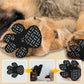 Lot de 4 coussinets anti-dérapants, imperméables et jetables pour pattes de chien