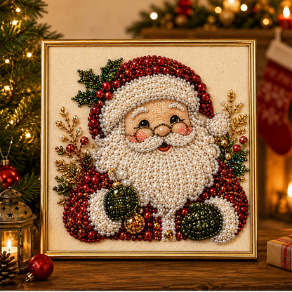 Kit de peinture de Noël en perles et strass