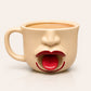 Mug en céramique humoristique avec langue tirée