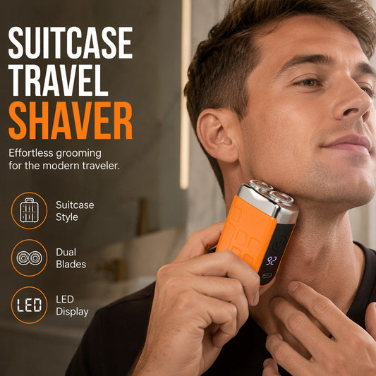 Mini rasoir de poche rechargeable magnétique