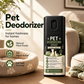 Spray neutralisateur d'odeurs pour animaux de compagnie à action rapide et rafraîchissante