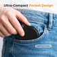Loupe de poche portable avec étui de protection pliable en cuir PU