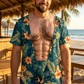 T-shirt humoristique pour homme avec imprimé 3D sur torse poilu