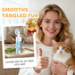 Mousse nettoyante sans rinçage pour le menton des animaux avec brosse en silicone