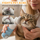 Mousse nettoyante sans rinçage pour le menton des animaux avec brosse en silicone