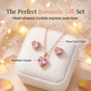 Ensemble montre à quartz et bijoux 5 pièces pour femme – Montre élégante à motif floral, bracelet, collier, boucles d'oreilles et bague assortis – Idéal pour un anniversaire, la fête des mères ou toute autre occasion spéciale.