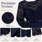 Robe longue élégante à corsage en dentelle pour femme