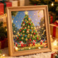 Kit de bricolage pour sapin de Noël avec pierres précieuses de formes spéciales