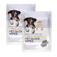 Lingettes à gants de toilettage hypoallergéniques pour animaux