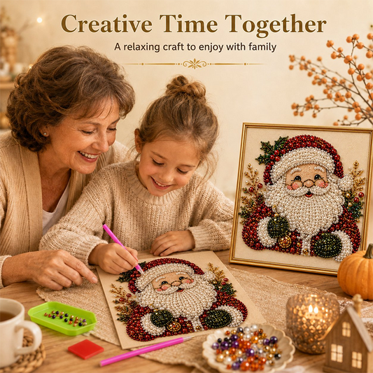🧘 Kit de peinture nacrée thérapeutique pour Noël — Activité manuelle relaxante et apaisante