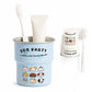 Gobelet de bain de bouche en acier inoxydable pour couples, motif chien mignon