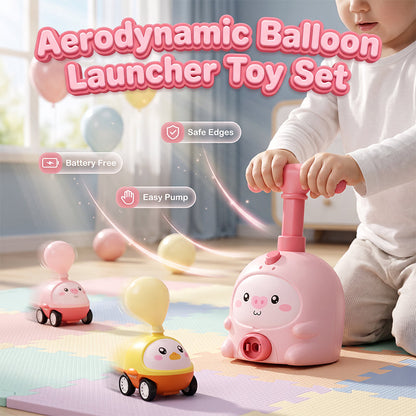 Jeu de voiture lance-ballons pour enfants