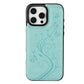 Étui de téléphone élégant avec porte-cartes à motif floral