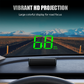 Affichage tête haute pour voiture avec GPS