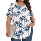 👕Tunique fluide à fleurs🏵️