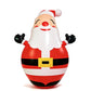 Gobelet gonflable Père Noël de 150 cm avec lumière LED - Décoration de fête de Noël en extérieur