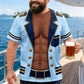T-shirt humoristique pour homme avec faux imprimé musculaire