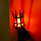 Applique murale torche médiévale style vintage effet flamme