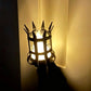 Applique murale torche médiévale style vintage effet flamme