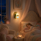 🧜‍♀️ Applique murale sirène vintage – Applique en laiton style Art déco avec abat-jour en verre, décoration sculpturale côtière ✨🛋️
