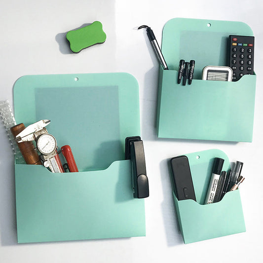 Pochette de rangement magnétique pour tableau blanc et réfrigérateur