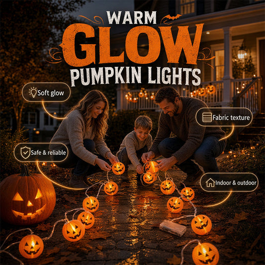 🎃 Offre spéciale Halloween en avance – 50 % de réduction | Guirlandes lumineuses citrouille pour une déco de fête cosy et une ambiance chaleureuse ✨