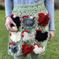 Tablier de collecte d'œufs de poule au crochet