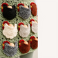 Tablier de collecte d'œufs de poule au crochet