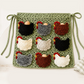 Tablier de collecte d'œufs de poule au crochet