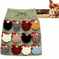 Tablier de collecte d'œufs de poule au crochet