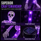 Lampes solaires squelettes à piquer au sol, étanches, pour décoration d'Halloween extérieure