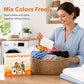 100 feuilles de linge anti-décoloration