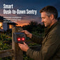 Répulsif solaire pour animaux avec lumières LED clignotantes