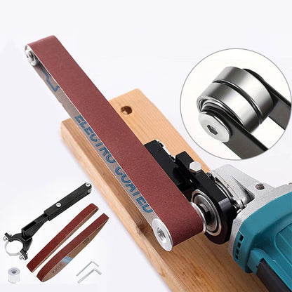 Kit adaptateur pour ponceuse à bande et meuleuse d'angle