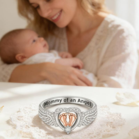 🥳VENTE EXCEPTIONNELLE 2026🥳💞Plus de 50 000 vendus !⏳✨Bague commémorative Cœur Étincelant pour les mères