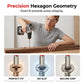 Set d'embouts hexagonaux renforcés "Pagode"