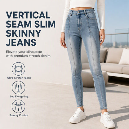 👖✨ 50 % DE RÉDUCTION ! Jeans skinny amincissants taille haute pour femme – Coupe parfaite pour toutes les morphologies