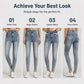👖✨ 50 % DE RÉDUCTION ! Jeans skinny amincissants taille haute pour femme – Coupe parfaite pour toutes les morphologies
