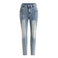 👖✨ 50 % DE RÉDUCTION ! Jeans skinny amincissants taille haute pour femme – Coupe parfaite pour toutes les morphologies