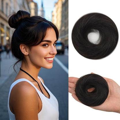❄️ Fraîcheur estivale -50 % !✨ Chouchou à chignon désordonné (lot de 3 pièces) – Extension de coiffure synthétique rapide disponible en 7 nuances