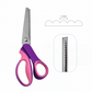 📢📢 50 % DE RÉDUCTION !! 🥳✨ Ciseaux zigzag multifonctionnels, ciseaux crantés ✂️🧵