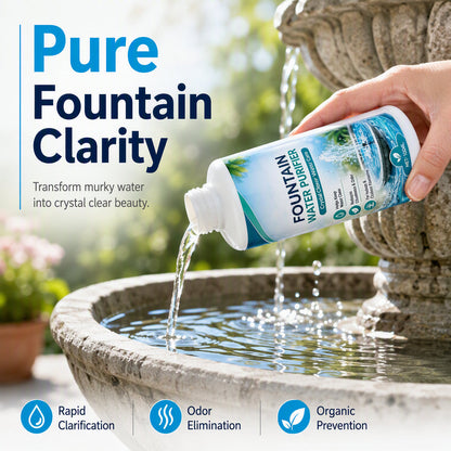 Fontaine purificatrice et clarificatrice d'eau