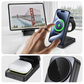 Chargeur sans fil rapide pliable 3 en 1 de 15 W