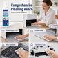Station d'accueil pour aspirateur robot, nettoyant anti-moisissures en mousse avec serviette