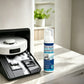 Station d'accueil pour aspirateur robot, nettoyant anti-moisissures en mousse avec serviette