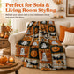 ⏳DERNIER JOUR DE PROMO -50 % 🎃 Couverture en flanelle patchwork d'Halloween
