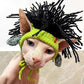 Joli chapeau tricoté pour animaux de compagnie