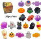 🎃 Lot de 24 jouets anti‑stress squishies Halloween | Citrouille, fantôme, chauve‑souris, TPR doux lavable, pour fêtes et récompenses