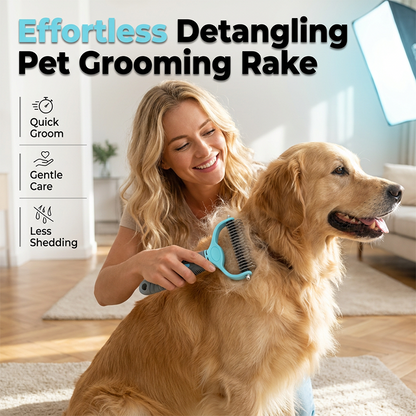 Peigne de toilettage double face pour chiens et chats