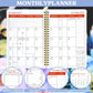 Agenda mensuel 2026-2030 - Vache des Highlands mignonne